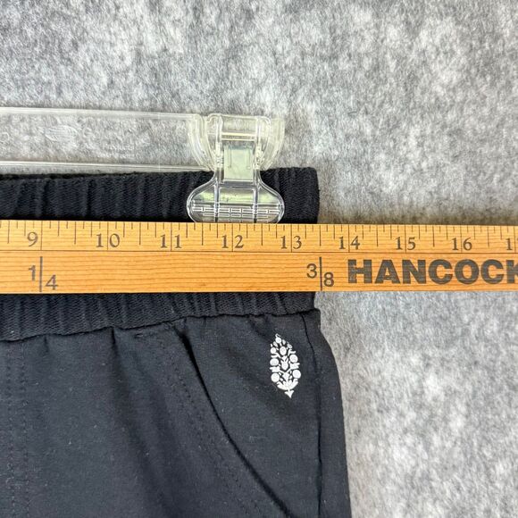 Free People FP Movement Womens Sm Sunny Skinny Sweatpants Black Drawstring Pockt - Picture 10 of 12